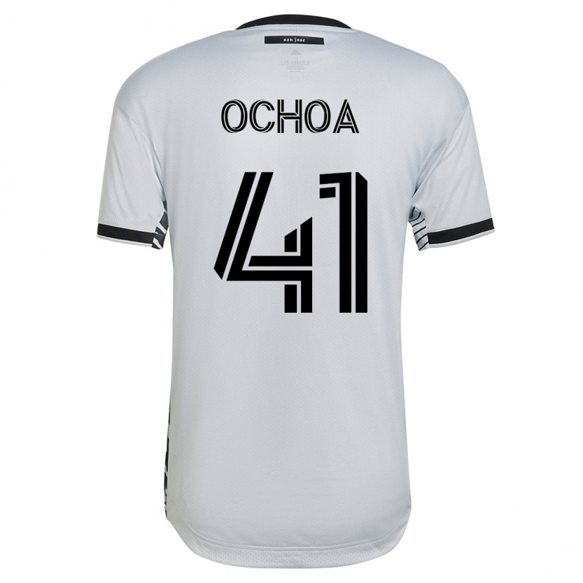 Enfant Maillot Emmanuel Ochoa #41 Blanc Tenues Extérieur 2023/24 T-Shirt Suisse