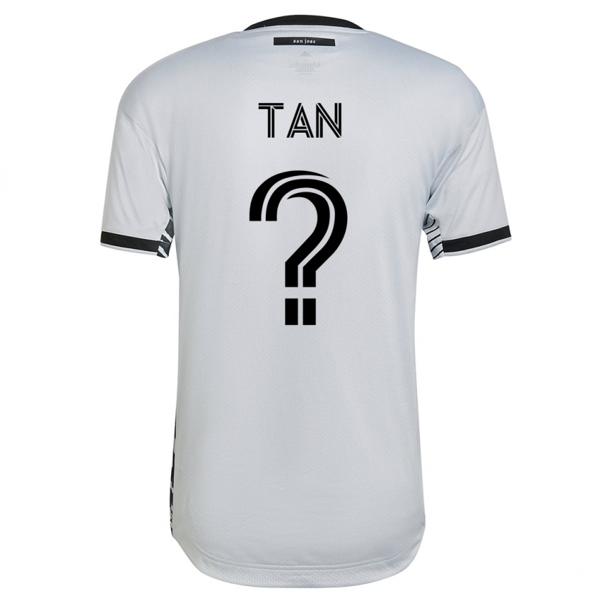 Enfant Maillot Oliver Tan #0 Blanc Tenues Extérieur 2023/24 T-Shirt Suisse