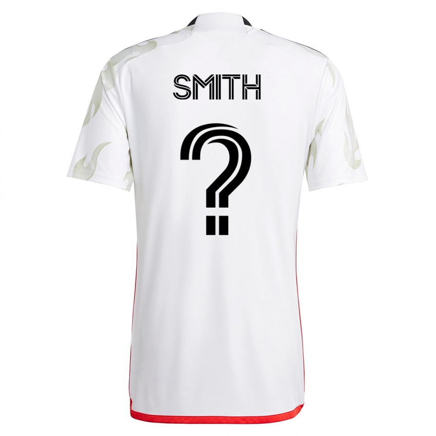 Enfant Maillot Collin Smith #0 Blanc Tenues Extérieur 2023/24 T-Shirt Suisse