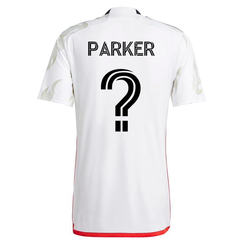 Enfant Maillot Isaiah Parker #0 Blanc Tenues Extérieur 2023/24 T-Shirt Suisse