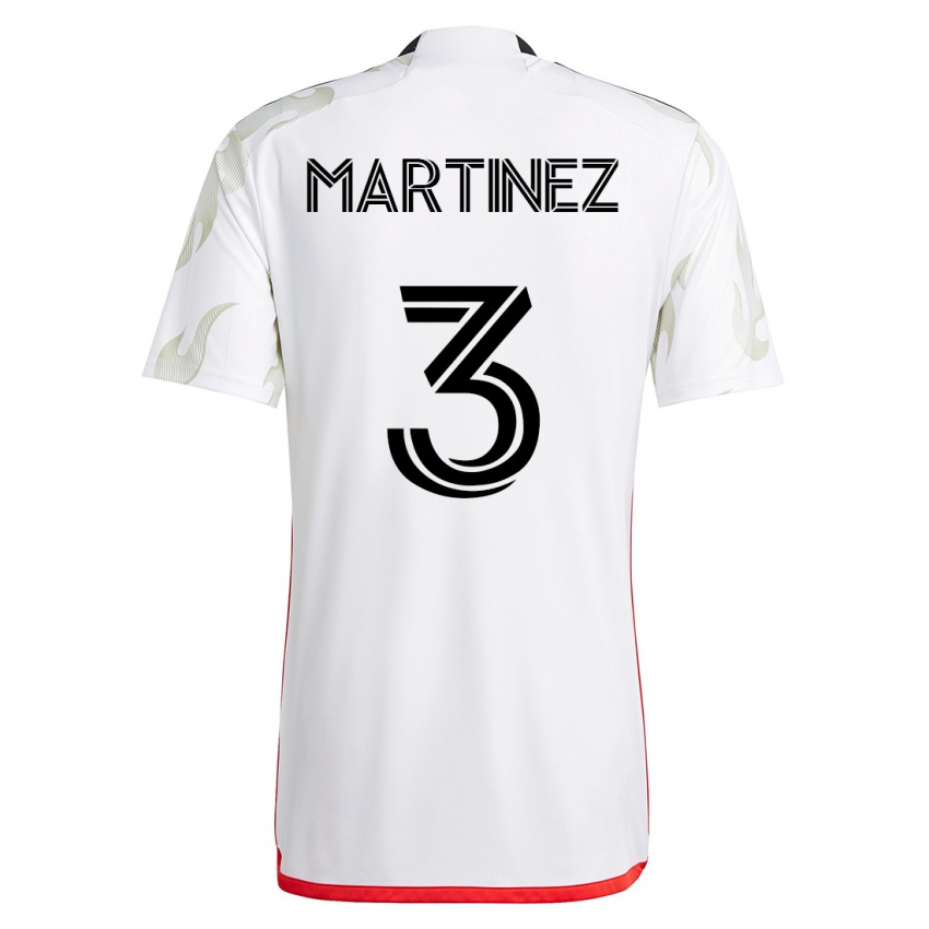 Enfant Maillot José Antonio Martínez #3 Blanc Tenues Extérieur 2023/24 T-Shirt Suisse