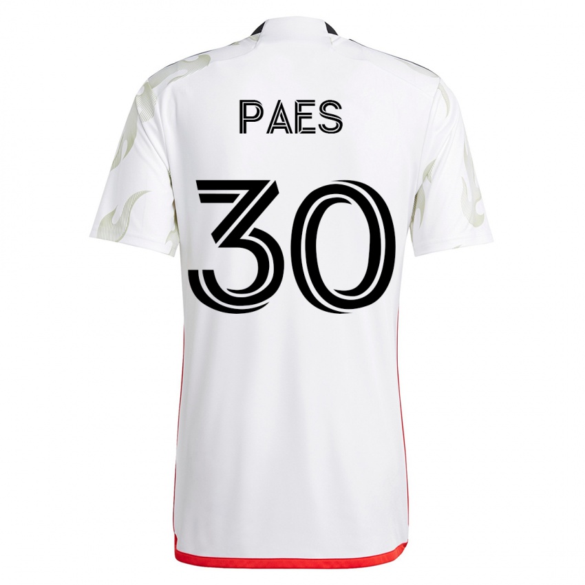 Enfant Maillot Maarten Paes #30 Blanc Tenues Extérieur 2023/24 T-Shirt Suisse