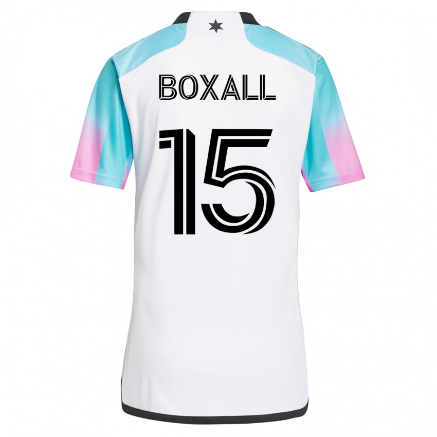 Kinder Michael Boxall #15 Weiß Auswärtstrikot Trikot 2023/24 T-Shirt Schweiz