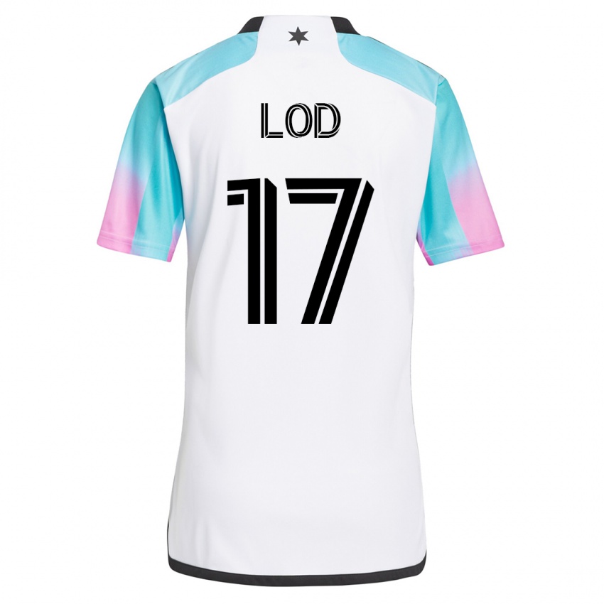 Kinder Robin Lod #17 Weiß Auswärtstrikot Trikot 2023/24 T-Shirt Schweiz