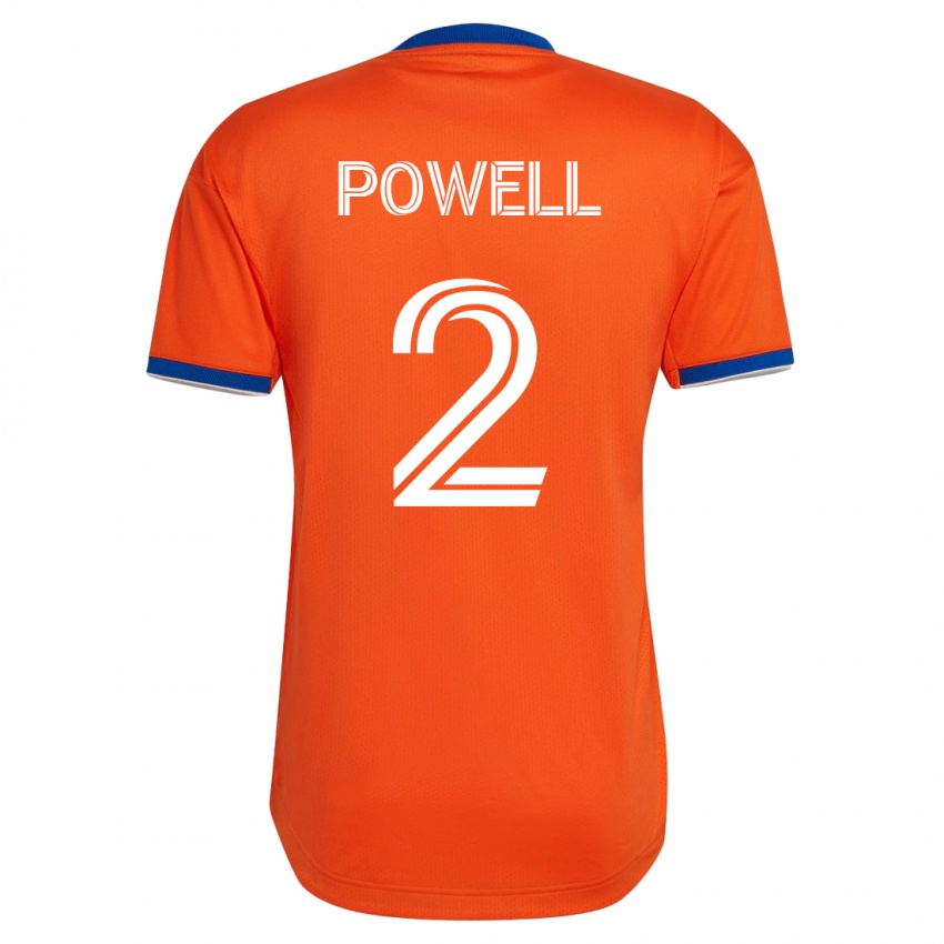 Enfant Maillot Alvas Powell #2 Blanc Tenues Extérieur 2023/24 T-Shirt Suisse