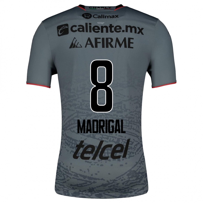 Enfant Maillot Fernando Madrigal #8 Gris Tenues Extérieur 2023/24 T-Shirt Suisse