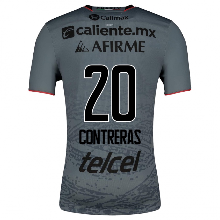 Enfant Maillot Francisco Contreras #20 Gris Tenues Extérieur 2023/24 T-Shirt Suisse