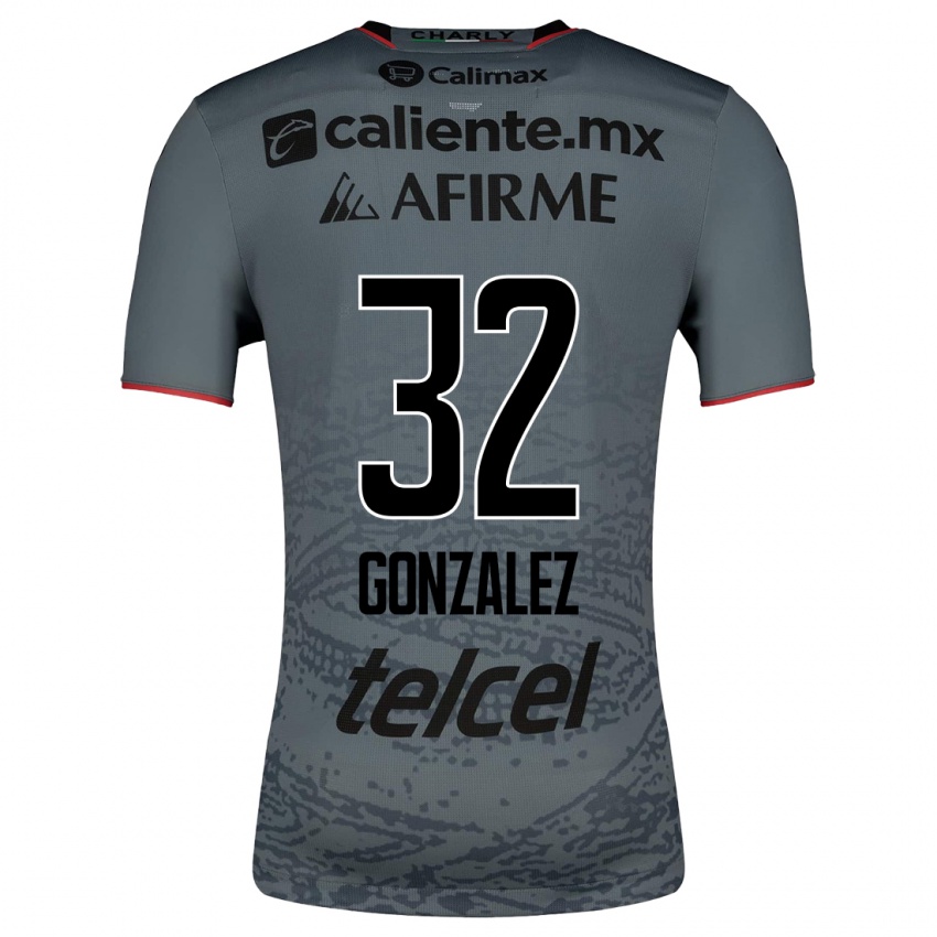 Enfant Maillot Carlos Gonzalez #32 Gris Tenues Extérieur 2023/24 T-Shirt Suisse