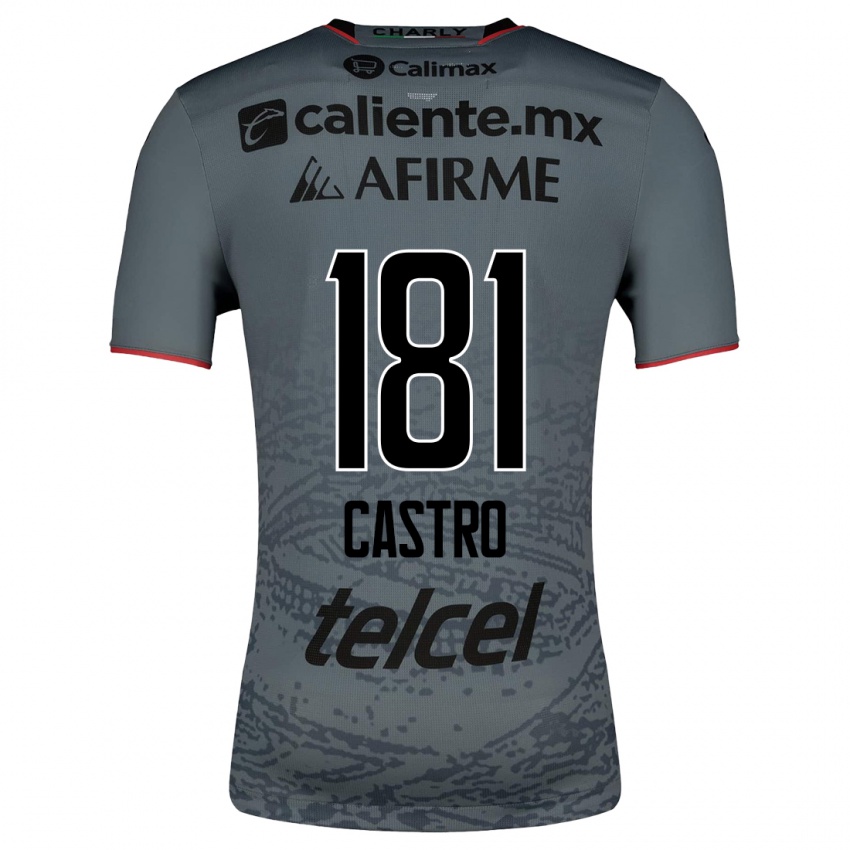 Enfant Maillot José Castro #181 Gris Tenues Extérieur 2023/24 T-Shirt Suisse