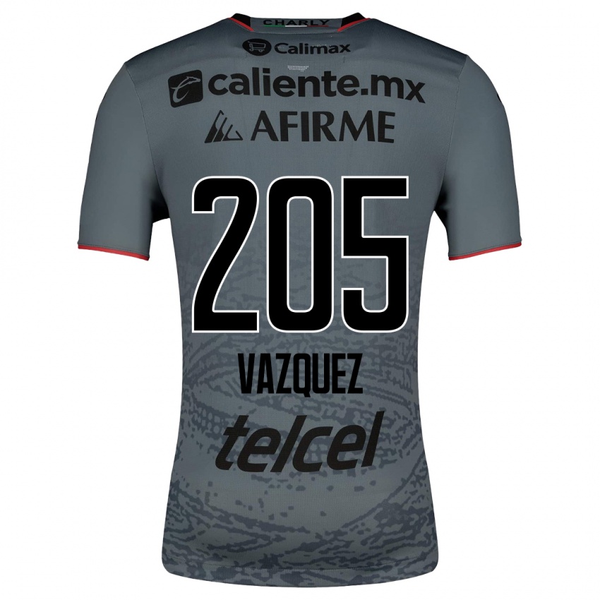 Enfant Maillot Aldair Vázquez #205 Gris Tenues Extérieur 2023/24 T-Shirt Suisse