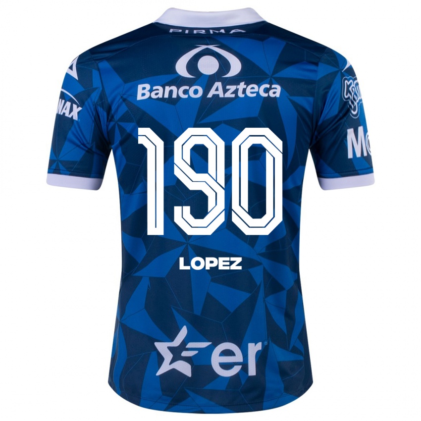 Enfant Maillot Josué López #190 Bleu Tenues Extérieur 2023/24 T-Shirt Suisse