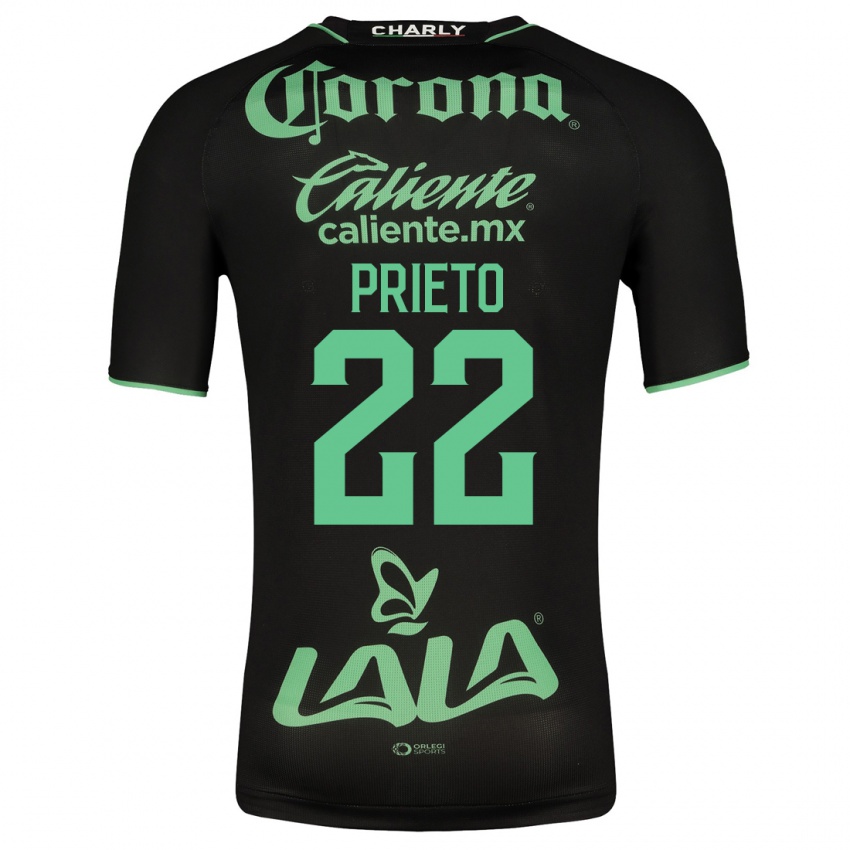 Enfant Maillot Ronaldo Prieto #22 Noir Tenues Extérieur 2023/24 T-Shirt Suisse