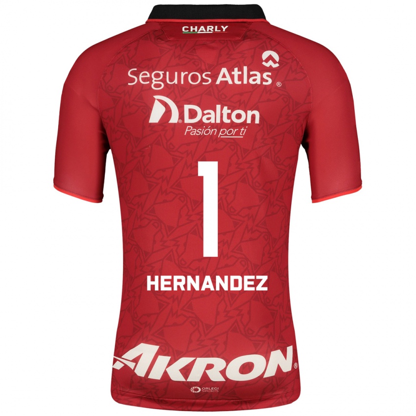 Enfant Maillot José Hernández #1 Rouge Tenues Extérieur 2023/24 T-Shirt Suisse