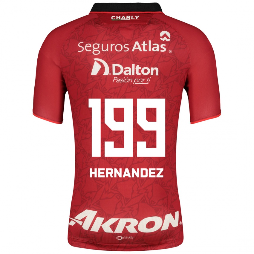 Kinder Sergio Hernández #199 Rot Auswärtstrikot Trikot 2023/24 T-Shirt Schweiz