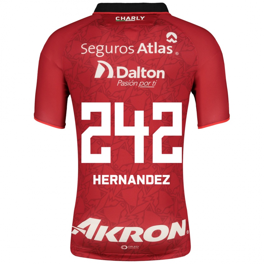 Kinder Miguel Hernández #242 Rot Auswärtstrikot Trikot 2023/24 T-Shirt Schweiz