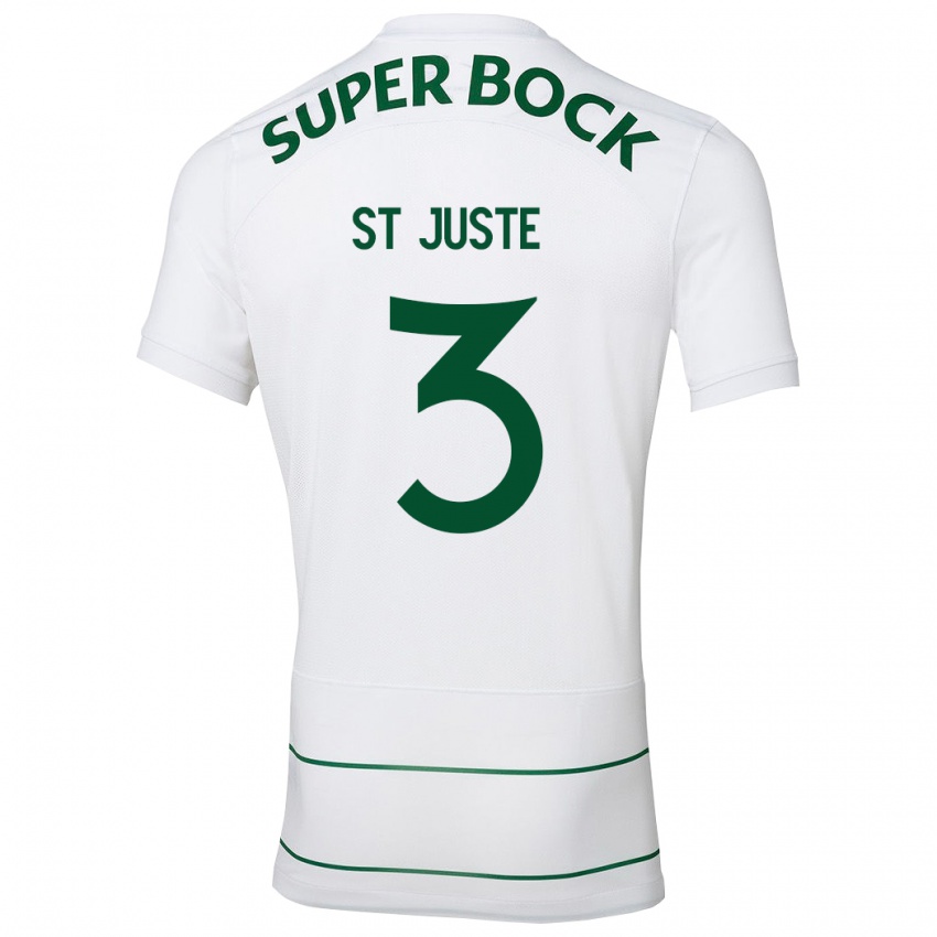Kinder Jerry St. Juste #3 Weiß Auswärtstrikot Trikot 2023/24 T-Shirt Schweiz
