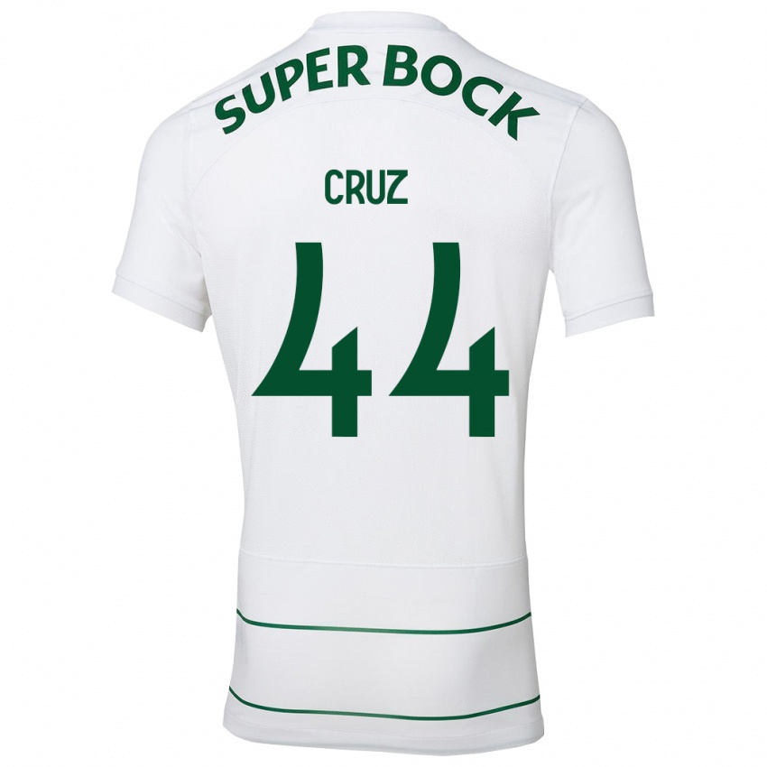Enfant Maillot Marco Cruz #44 Blanc Tenues Extérieur 2023/24 T-Shirt Suisse