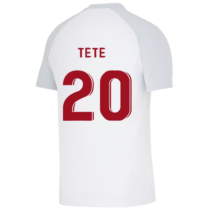 Enfant Maillot Tete #20 Blanc Tenues Extérieur 2023/24 T-Shirt Suisse