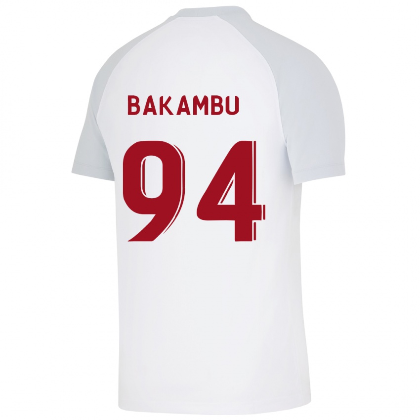 Enfant Maillot Cedric Bakambu #94 Blanc Tenues Extérieur 2023/24 T-Shirt Suisse