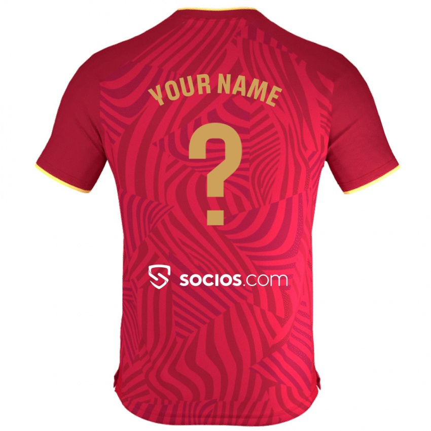 Enfant Maillot Votre Nom #0 Rouge Tenues Extérieur 2023/24 T-Shirt Suisse