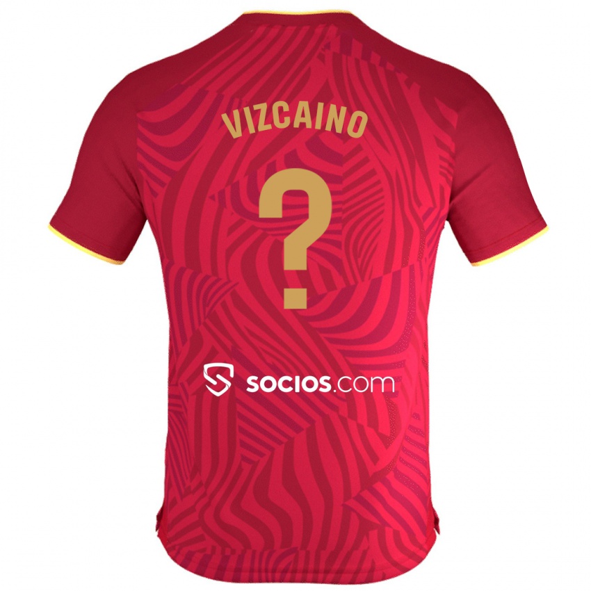 Enfant Maillot Nacho Vizcaíno #0 Rouge Tenues Extérieur 2023/24 T-Shirt Suisse