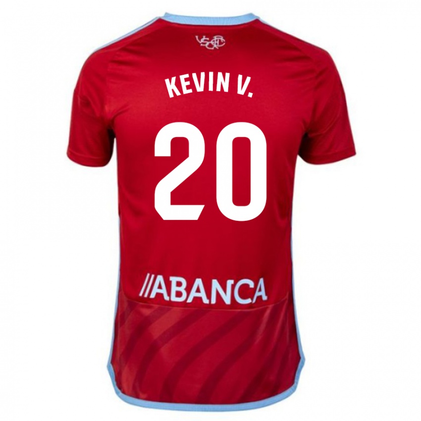 Enfant Maillot Kevin Vázquez #20 Rouge Tenues Extérieur 2023/24 T-Shirt Suisse