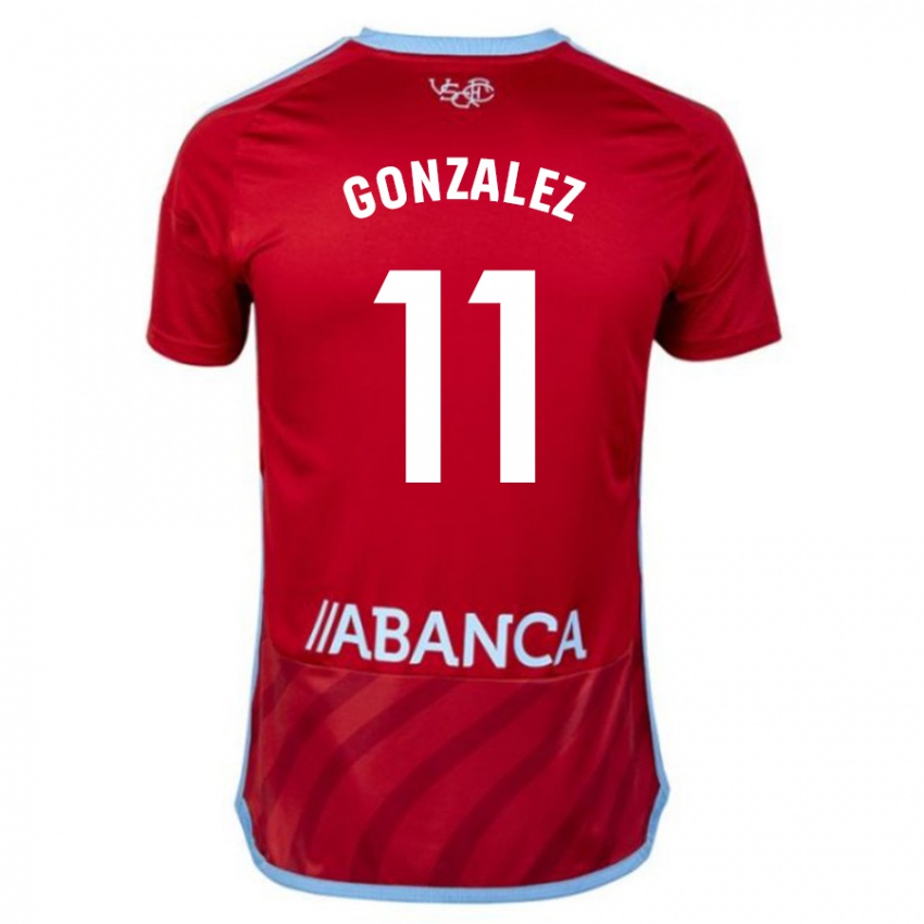 Enfant Maillot Alfon González #11 Rouge Tenues Extérieur 2023/24 T-Shirt Suisse