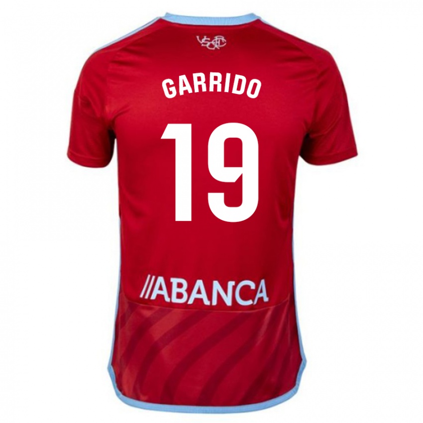 Enfant Maillot Manu Garrido #19 Rouge Tenues Extérieur 2023/24 T-Shirt Suisse