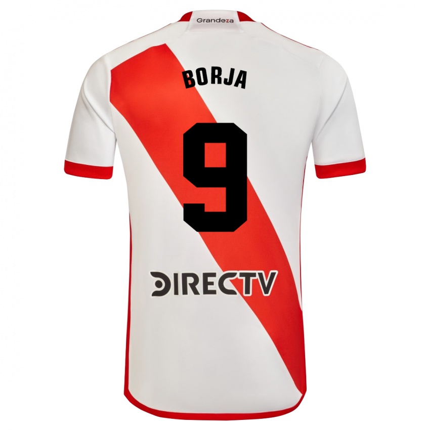 Herren Miguel Borja #9 Weiß Rot Heimtrikot Trikot 2023/24 T-Shirt Schweiz