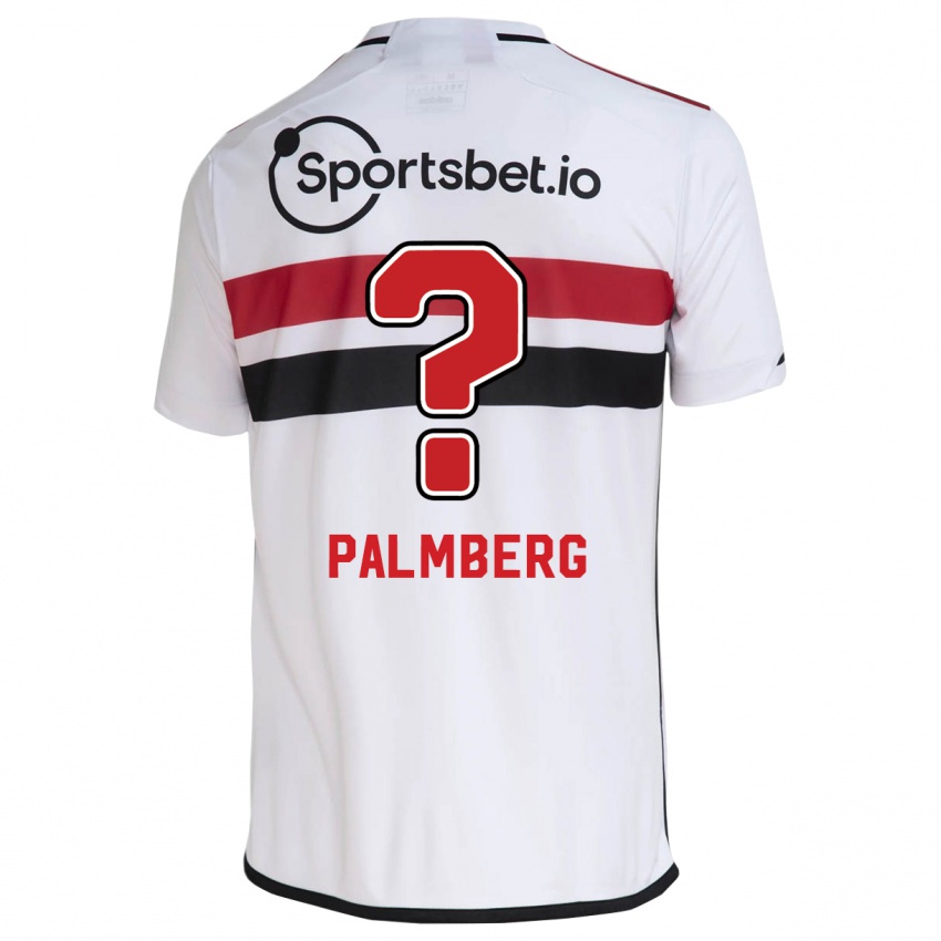 Homme Maillot Palmberg #0 Blanc Tenues Domicile 2023/24 T-Shirt Suisse