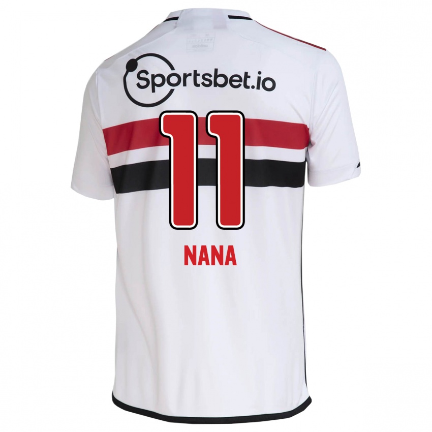 Homme Maillot Nana #11 Blanc Tenues Domicile 2023/24 T-Shirt Suisse