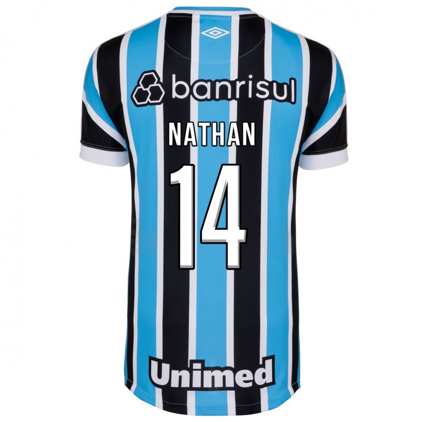 Homme Maillot Nathan #14 Bleu Tenues Domicile 2023/24 T-Shirt Suisse