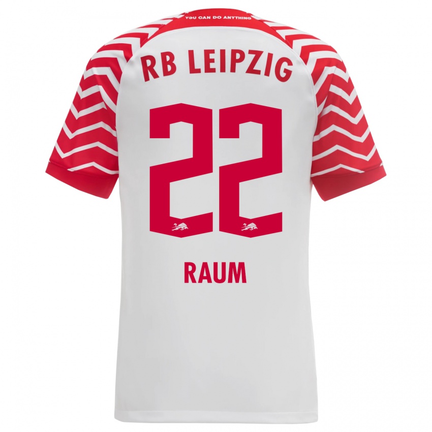 Herren David Raum #22 Weiß Heimtrikot Trikot 2023/24 T-Shirt Schweiz