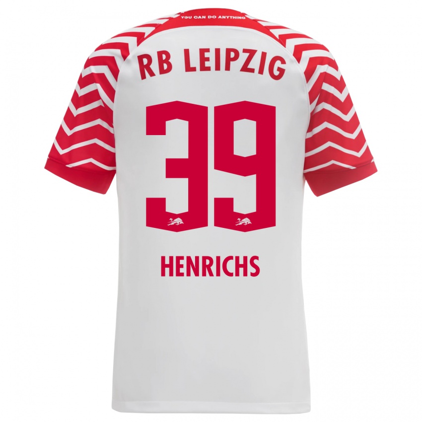Herren Benjamin Henrichs #39 Weiß Heimtrikot Trikot 2023/24 T-Shirt Schweiz
