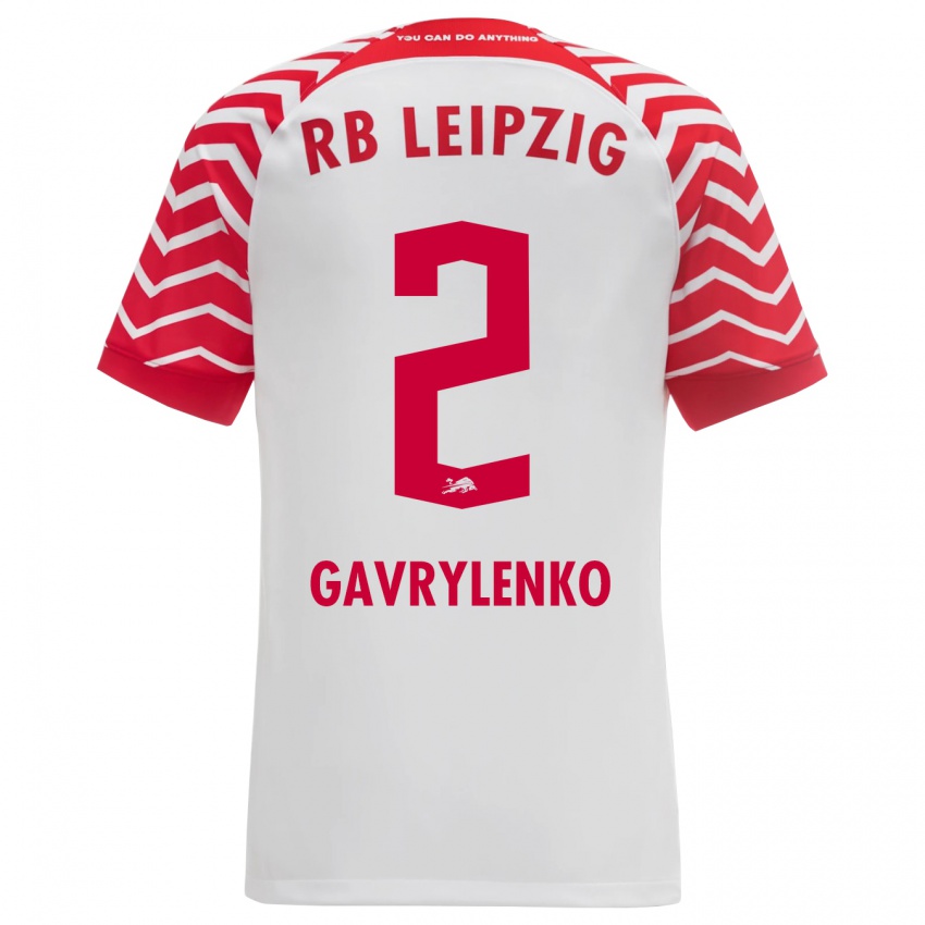 Herren Oleksandr Gavrylenko #2 Weiß Heimtrikot Trikot 2023/24 T-Shirt Schweiz