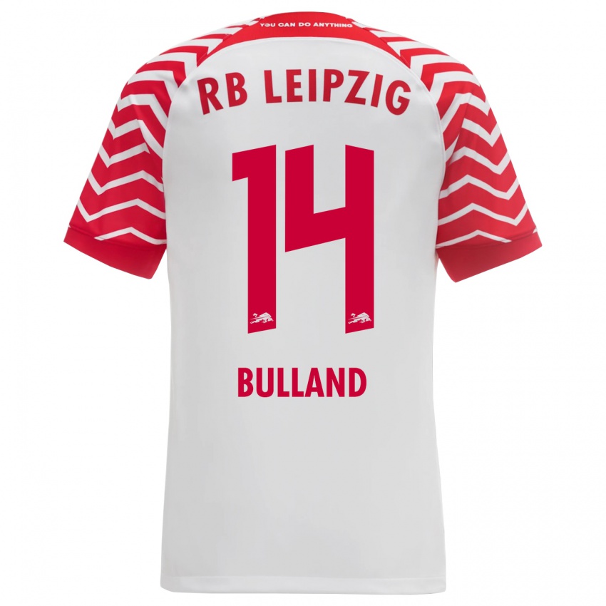 Herren Anton Bulland #14 Weiß Heimtrikot Trikot 2023/24 T-Shirt Schweiz