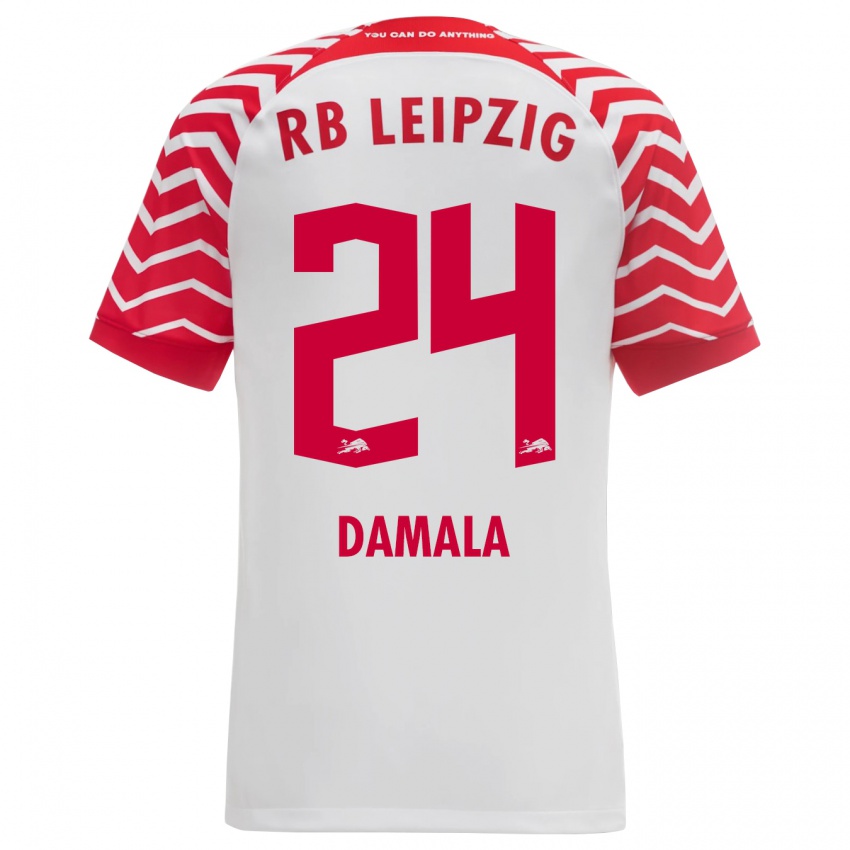 Herren Bilal Damala #24 Weiß Heimtrikot Trikot 2023/24 T-Shirt Schweiz