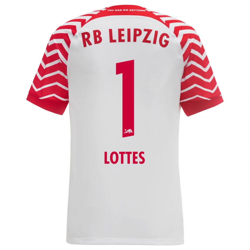 Herren Benjamin Lottes #1 Weiß Heimtrikot Trikot 2023/24 T-Shirt Schweiz