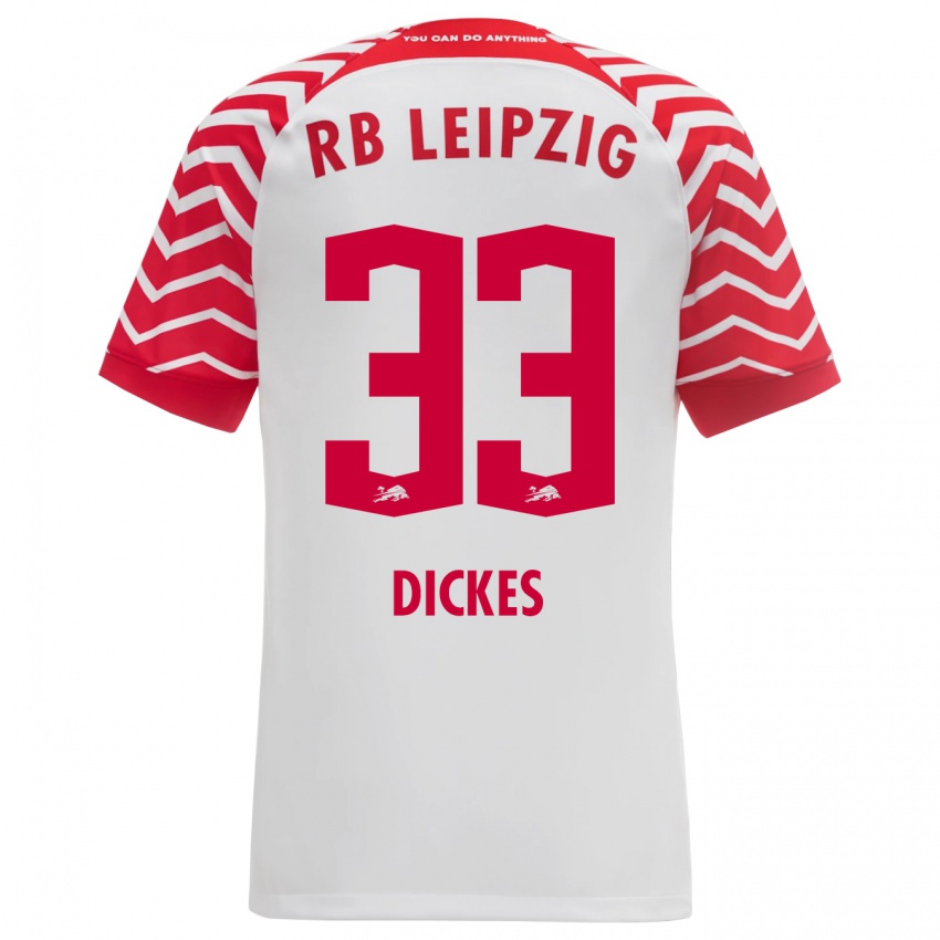 Herren Fernando Dickes #33 Weiß Heimtrikot Trikot 2023/24 T-Shirt Schweiz