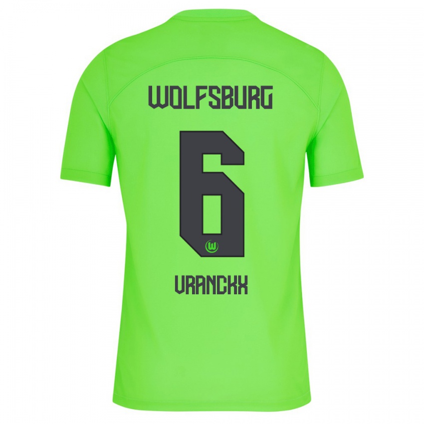 Herren Aster Vranckx #6 Grün Heimtrikot Trikot 2023/24 T-Shirt Schweiz