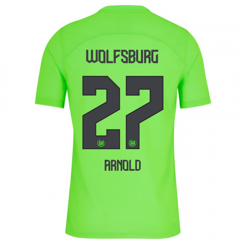 Herren Maximilian Arnold #27 Grün Heimtrikot Trikot 2023/24 T-Shirt Schweiz