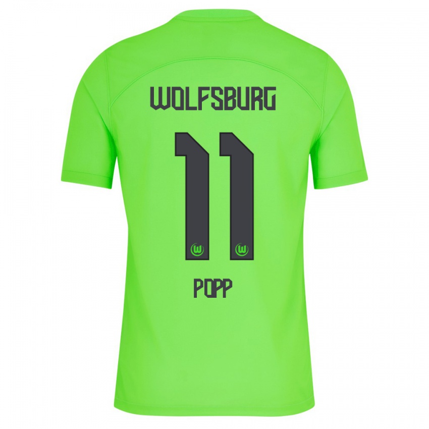 Herren Alexandra Popp #11 Grün Heimtrikot Trikot 2023/24 T-Shirt Schweiz
