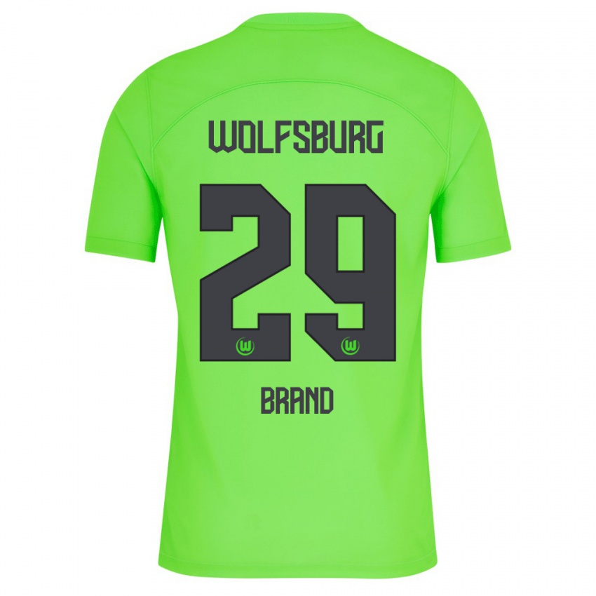 Herren Jule Brand #29 Grün Heimtrikot Trikot 2023/24 T-Shirt Schweiz