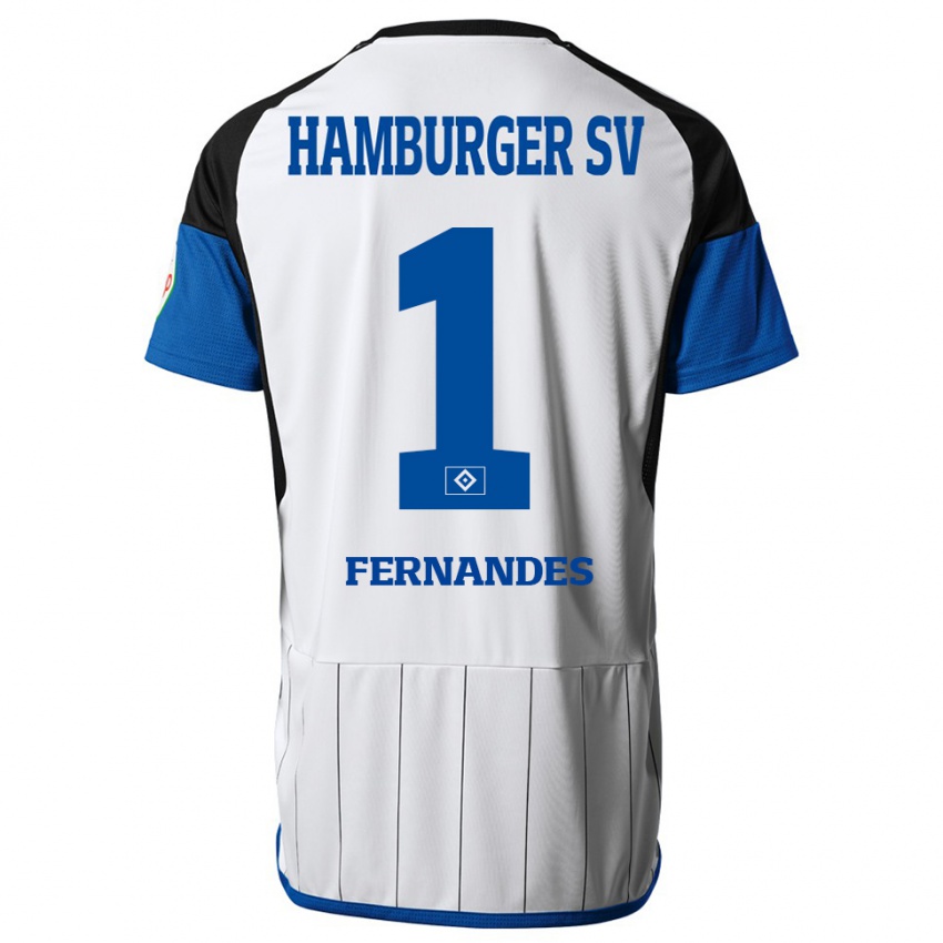Homme Maillot Daniel Heuer Fernandes #1 Blanc Tenues Domicile 2023/24 T-Shirt Suisse