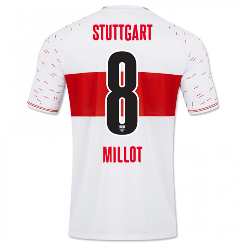 Homme Maillot Enzo Millot #8 Blanc Tenues Domicile 2023/24 T-Shirt Suisse