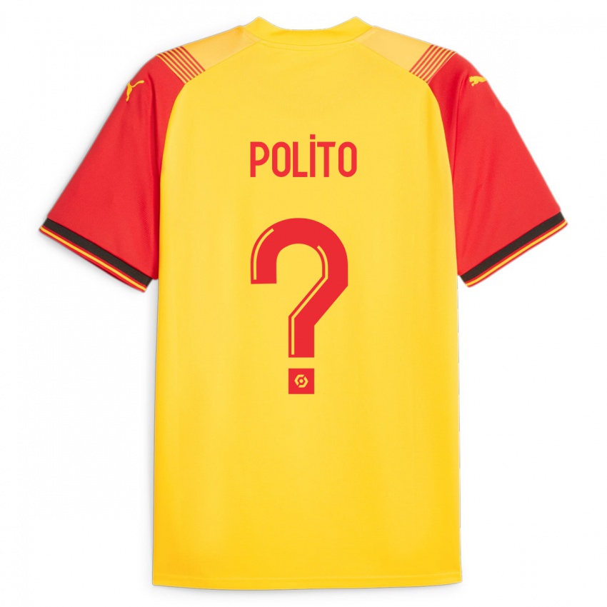 Homme Maillot Carla Polito #0 Jaune Tenues Domicile 2023/24 T-Shirt Suisse