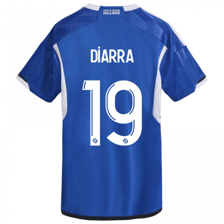 Herren Habib Diarra #19 Blau Heimtrikot Trikot 2023/24 T-Shirt Schweiz