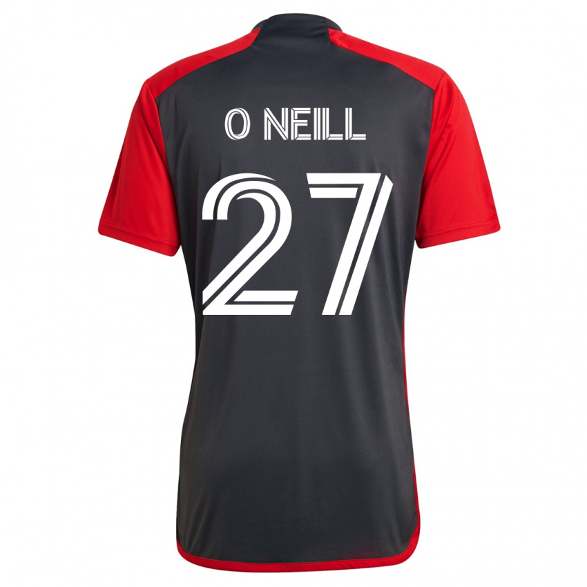 Homme Maillot Shane O'neill #27 Gris Tenues Domicile 2023/24 T-Shirt Suisse