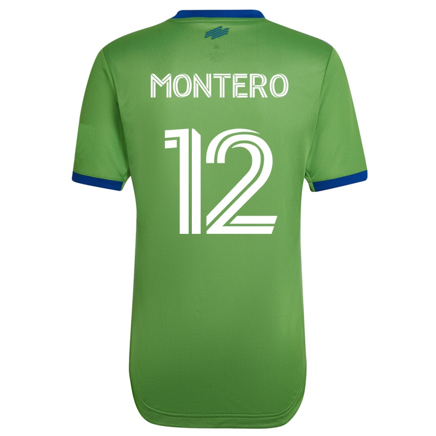 Homme Maillot Fredy Montero #12 Vert Tenues Domicile 2023/24 T-Shirt Suisse