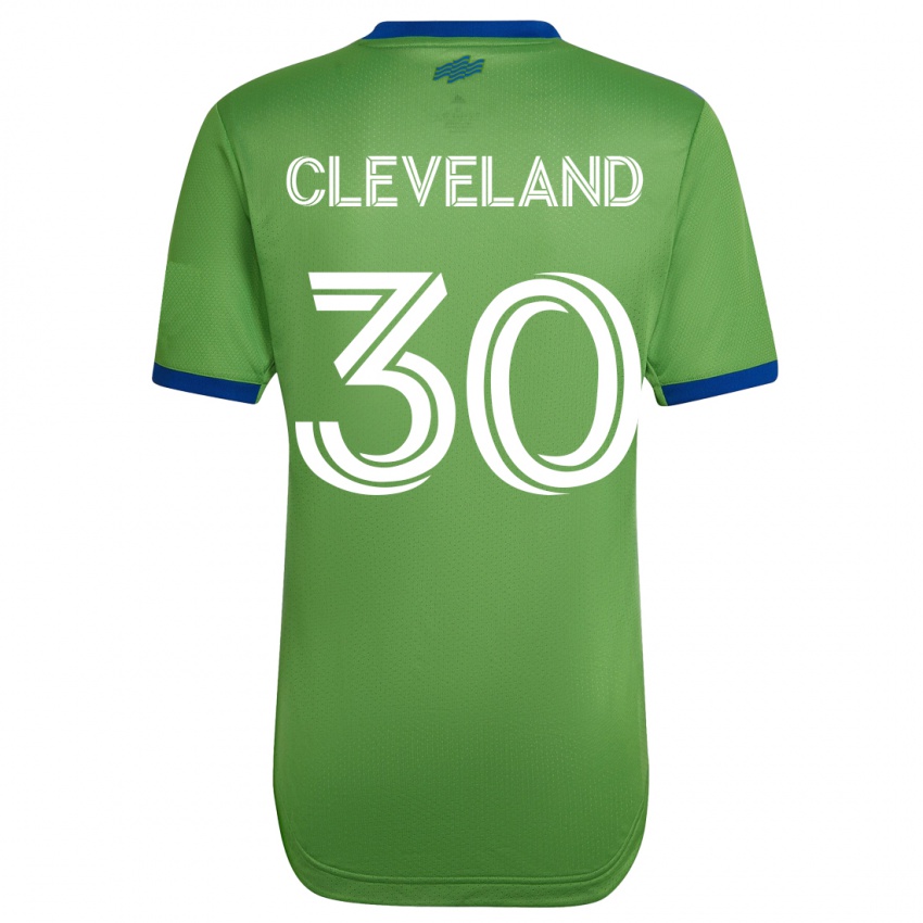 Homme Maillot Stefan Cleveland #30 Vert Tenues Domicile 2023/24 T-Shirt Suisse